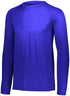 Augusta Sportswear Youth Attain Wicking Long Sleeve Tee (2796), Color 'Purple (Hlw)'