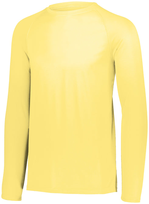 Augusta Sportswear Attain Wicking Long Sleeve Tee (2795), Color 'Butter'