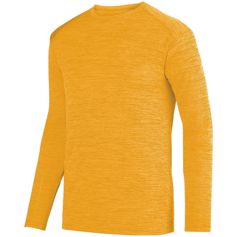 Augusta Sportswear Shadow Tonal Heather Long Sleeve Tee (2903), Color 'Gold'