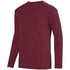 Augusta Sportswear Shadow Tonal Heather Long Sleeve Tee (2903), Color 'Maroon'