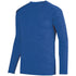 Augusta Sportswear Shadow Tonal Heather Long Sleeve Tee (2903), Color 'Royal'