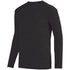 Augusta Sportswear Shadow Tonal Heather Long Sleeve Tee (2903), Color 'Black'