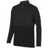 Augusta Sportswear Shadow Tonal Heather 1/4 Zip Pullover (2908), Color 'Black'