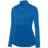 Augusta Sportswear Ladies Shadow Tonal Heather 1/4 Zip Pullover (2909), Color 'Royal'