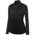 Augusta Sportswear Ladies Shadow Tonal Heather 1/4 Zip Pullover (2909), Color 'Black'