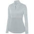 Augusta Sportswear Ladies Shadow Tonal Heather 1/4 Zip Pullover (2909), Color 'Silver'