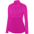 Augusta Sportswear Ladies Shadow Tonal Heather 1/4 Zip Pullover (2909), Color 'Power Pink'