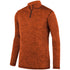 Augusta Sportswear Youth Intensify Black Heather 1/4 Zip Pullover (2956-C), Color 'Orange'