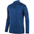 Augusta Sportswear Youth Intensify Black Heather 1/4 Zip Pullover (2956-C), Color 'Royal'