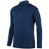 Augusta Sportswear Youth Intensify Black Heather 1/4 Zip Pullover (2956-C), Color 'Navy'