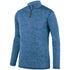 Augusta Sportswear Youth Intensify Black Heather 1/4 Zip Pullover (2956-C), Color 'Columbia Blue'