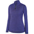 Augusta Sportswear Ladies Intensify Black Heather 1/4 Zip Pullover (2957-C), Color 'Purple'