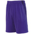 Augusta Sportswear Intensify Black Heather Training Shorts (2960-C), Color 'Purple'