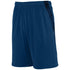 Augusta Sportswear Youth Intensify Black Heather Training Shorts (2961-C), Color 'Navy'