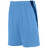 Augusta Sportswear Youth Intensify Black Heather Training Shorts (2961-C), Color 'Columbia Blue'