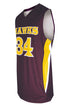 Dynamic Team Sports Custom Sublimated Basketball Jersey Design (300-1)