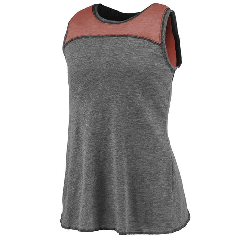 Augusta Sportswear Ladies Cherish Tank (3009-C), Color 'Slate/Red'
