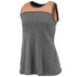 Augusta Sportswear Ladies Cherish Tank (3009-C), Color 'Slate/Light Orange'