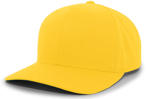 Pacific Headwear Cotton-Poly Hook-And-Loop Adjustable Cap (302C), Color 'Gold'