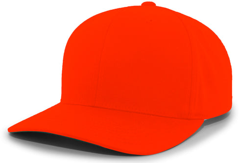 Pacific Headwear Cotton-Poly Hook-And-Loop Adjustable Cap (302C), Color 'Orange'