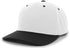 Pacific Headwear Cotton-Poly Hook-And-Loop Adjustable Cap (302C), Color 'WhiteBlack'