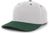 Pacific Headwear Cotton-Poly Hook-And-Loop Adjustable Cap (302C), Color 'SilverDarkGreen'