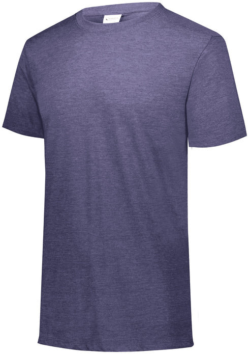 Augusta Sportswear Youth Tri-Blend T-Shirt (3066), Color 'Navy Heather'