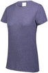 Augusta Sportswear Ladies Tri-Blend T-Shirt (3067), Color 'Navy Heather'