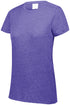 Augusta Sportswear Ladies Tri-Blend T-Shirt (3067), Color 'Purple Heather'