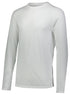 Augusta Sportswear Tri-Blend Long Sleeve Crew (3075), Color 'White'