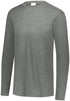 Augusta Sportswear Youth Tri-Blend Long Sleeve Crew (3076), Color 'Grey Heather'
