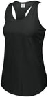 Augusta Sportswear Ladies Lux Tri-Blend Tank (3078), Color 'Black Heather'