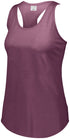 Augusta Sportswear Ladies Lux Tri-Blend Tank (3078), Color 'Maroon Heather'