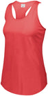 Augusta Sportswear Ladies Lux Tri-Blend Tank (3078), Color 'Red Heather'