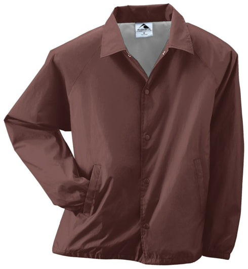 Augusta Sportswear Nylon Coach's Jacket/Lined, Sizes 2XL-5XL (3100), Color 'Brown'