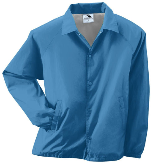 Augusta Sportswear Nylon Coach's Jacket/Lined (3100), Color 'Columbia Blue'