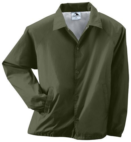 Augusta Sportswear Nylon Coach's Jacket/Lined, Sizes 2XL-5XL (3100), Color 'Olive Drab Green'