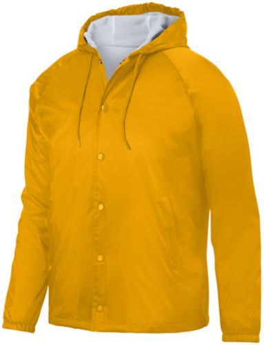 Augusta Sportswear Hooded Coach's Jacket (3102), Color 'Gold'