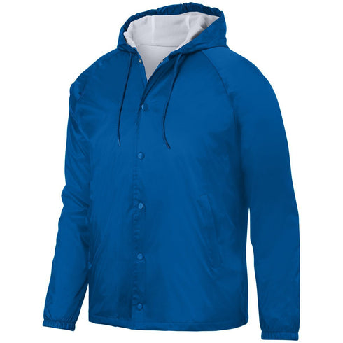 Augusta Sportswear Hooded Coach's Jacket (3102), Color 'Royal'