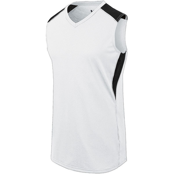Augusta Sportswear Ladies Dynamite Jersey (312162), Color 'White/Black/White'