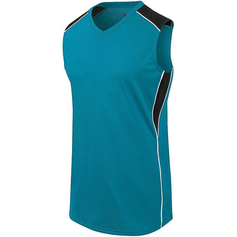 Augusta Sportswear Ladies Dynamite Jersey (312162), Color 'Teal/Black/White'