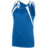 Augusta Sportswear Youth Wicking Tank With Shoulder Insert (312-C), Color 'Royal/White'
