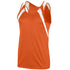 Augusta Sportswear Youth Wicking Tank With Shoulder Insert (312-C), Color 'Orange/White'