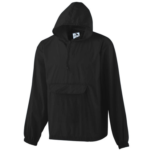 Augusta Sportswear Pullover Jacket In A Pocket (3130), Color 'Black'