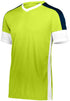 Russell Athletic Wembley Soccer Jersey (322930), Color 'LimeWhite/Navy'