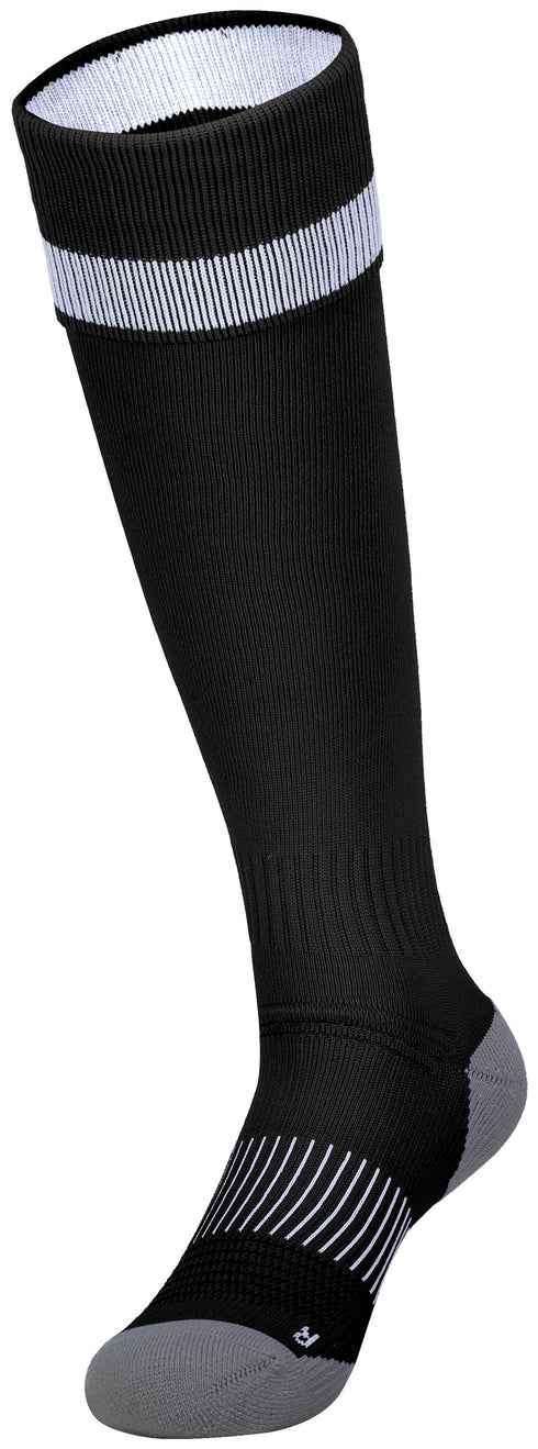 High Five Impact+ Soccer Sock (329120), Color 'Black/White/Graphite'