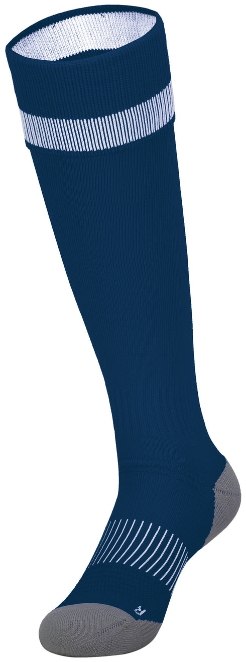 High Five Impact+ Soccer Sock (329120), Color 'Navy/White/Graphite'