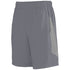 Augusta Sportswear Preeminent Training Shorts (3308-C), Color 'Graphite/Graphite Heather'