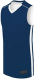 Augusta Sportswear Adult Competition Reversible Jersey (332400), Color 'Navy/White'