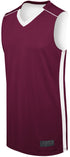 Augusta Sportswear Adult Competition Reversible Jersey (332400), Color 'Maroon/White'